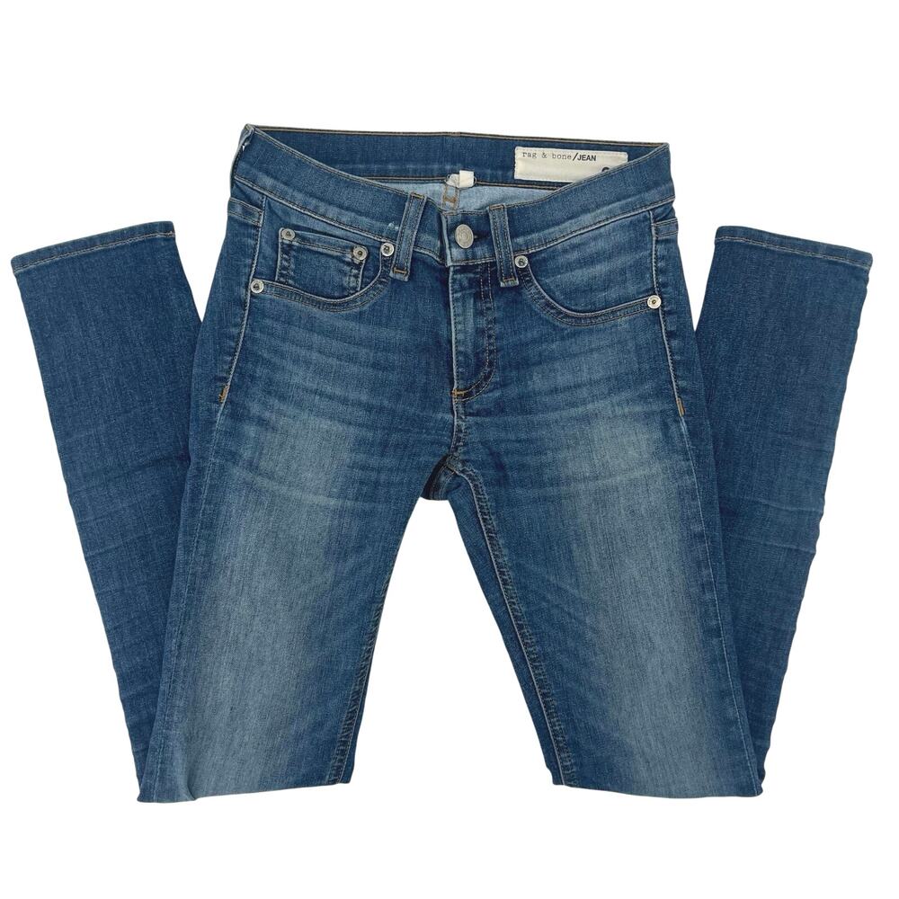 rag & bone The Capri Skinny Jeans in Rae Womens 24 Blue Stretchy
